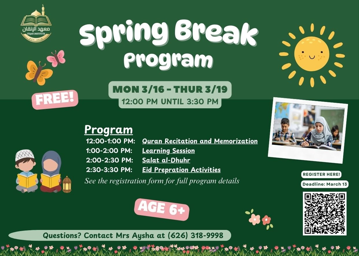 Spring Break Program - Kids 6+